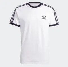 adidas 半袖 Tシャツ ホワイト ストライプス3本ライン