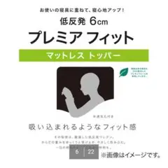 ニトリ低反発６cmプレミアフィットマットレス トッパー　シングル