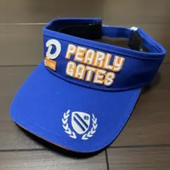 【未使用】パーリーゲイツ サンバイザー 帽子 ゴルフ キャップ PG