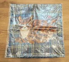 猫柄　猫雑貨　松尾ミユキ　check back Maron　クッションカバー