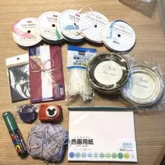 【新品、ほぼ未使用品】結婚式DIYセット