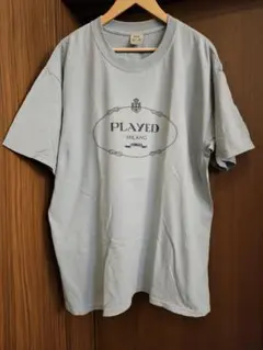PLAYED Tシャツ　水色　　パロディTシャツ　XL USA製