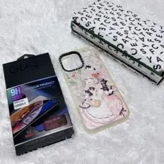 ケースティファイ iPhone13ProMax ケース キャラクター 猫