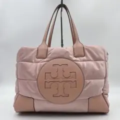 トリーバーチ パッファ エラ キルティング トートバッグ A4収納可 ピンク