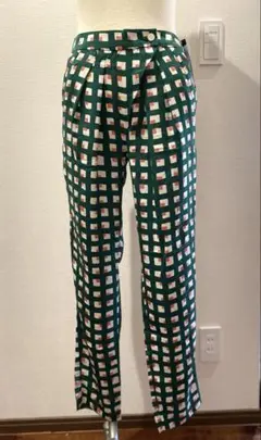 ROSSO タイル柄スラックス