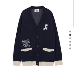 rest&recreation RRlogo jacquard cardigan