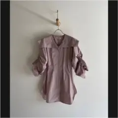 AKIKOAOKI / Sailor zip blouse