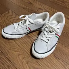 【CONVERSE】グレーストライプデザイン スニーカー24.0cm