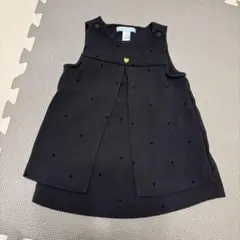 OBAIBIノースリーブワンピース 9M/M 黒