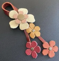 お値下げ　ハンドメイド　革のチャーム