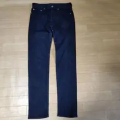 GUスリムフィット黒デニムパンツ 29サイズ