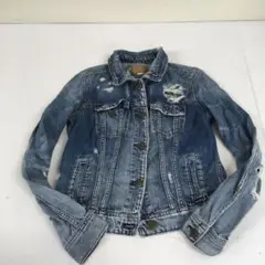 AMERICAN EAGLE アメリカンイーグル★ダメージデニムジャケット XS