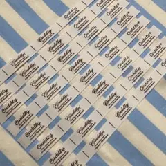 ASHIATOYA 1、5センチ幅タグ　生成り生地40枚セット④