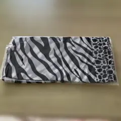 新品未使用　ゼブラヒョウ柄スカーフ