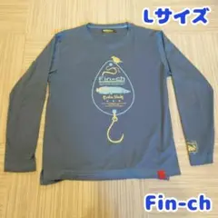 Lサイズ　フィンチ　イサベラクールドライ　空色鼠　長袖カットソー　ロンT