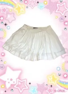 FOREVER 21 ホワイト プリーツスカート Sサイズ