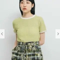 KBF バイカラーレースTEE