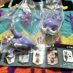 カプセルドール Vol.4 狼 オオカミ Blue Purple
