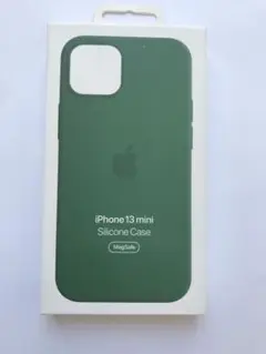 純正 iPhone 13 mini シリコーンケース・クローバー未開封