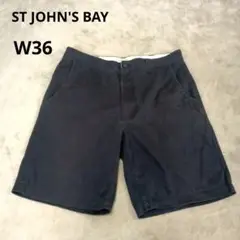 ST JOHN'S BAY チノ ショートパンツ W36 ダークグレー