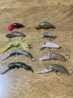 管釣り エリアトラウト クランクセット! 10個+おまけ1個
