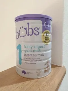 【新品未開封】bubs バブズ800g ヤギミルク ステップ1