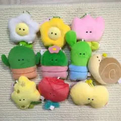 【即日発送】10種／つぶらな瞳のお花屋　ちゅーりっぷ・さぼてん・かたつむり等