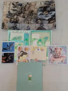 B. ほんのちょっと！コラージュ素材セット。