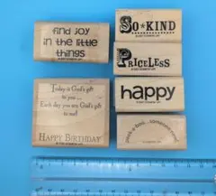 Stampin' up! 6個セット メッセージ