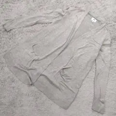 b2065 OLD NAVY【S】グレー カーディガン ポケットあり