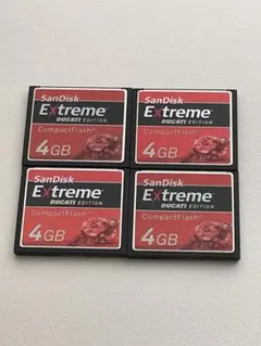 コンパクトフラッシュ Extreme Ducati 4GB CF 4枚セット