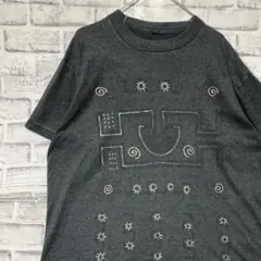 USA製90sヴィンテージTシャツ！シングルステッチ　グレー半袖古着　L728