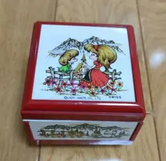 昭和レトロ　小物入れ 　メルヘン　オルゴール　箱　宇山あゆみ