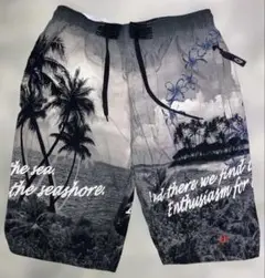 【中古】パームツリー柄 水着 メンズ