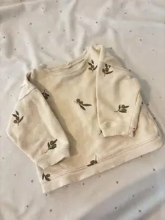 着画有り organic zoo トレーナー 1-2y