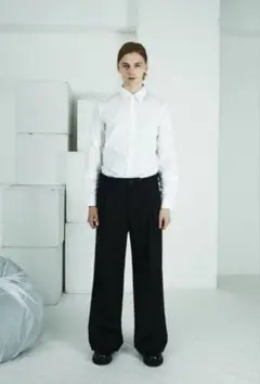 STRONG BASIC TROUSERS ブラック 46 ours STRONG BASIC TROUSERS