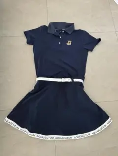 新品未使用　AQUASCUTUM ネイビー ゴルフウェア上下セット