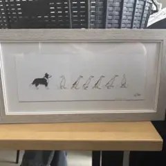 犬とアヒルのフォトフレーム