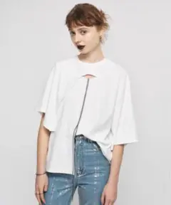led.tokyo 配色ステッチカットラップTシャツ