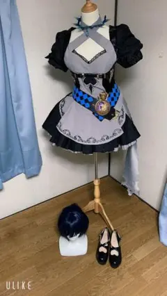 シノアリス アリス コスプレ フルセット s〜mサイズ ウィッグ付き