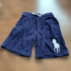 Polo Ralph Lauren ネイビー ハーフパンツ 140 ビッグポニー