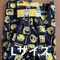 スポンジボブ ステテコ Lサイズ ネイビー