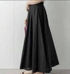 オメカシ　omekashi リネンボリュームスカート