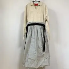 ♪ 　TRANOL 長袖シャツロングワンピース