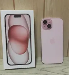 iPhone15 256GB ピンク　バッテリー容量98%