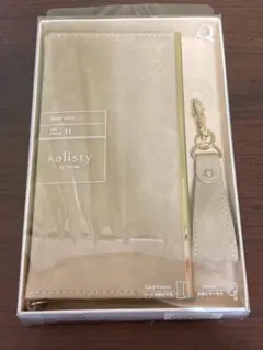 salisty サリスティQ スエードスタイル 手帳型ケース iPhone11