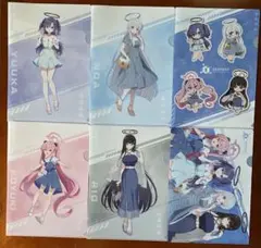 ブルーアーカイブ　オリジナルクリアファイル 全6種類６枚コンプリート