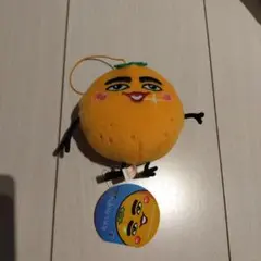 みかん星人 ぬいぐるみ マスコット ストラップ ミカンせいじん
