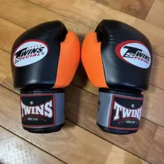 限定色　8oz TWINS 本革　オレンジブラック