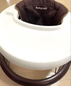 【美品】Babydraft 歩行器 ホワイト・ブラウン